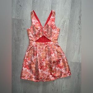 Pink cocktail dress